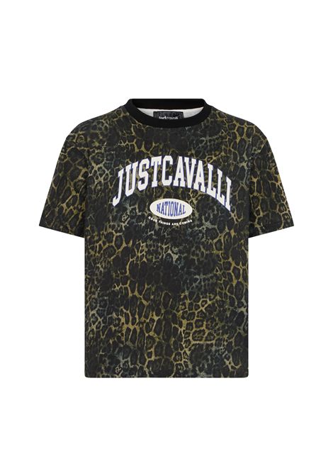  JUST CAVALLI KIDS | JBA26110TSHZCPANTER BLK